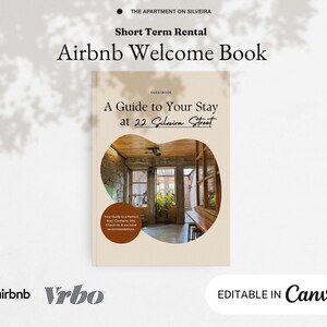 Mall för Airbnb-välkomstbok | Mall för Canva-gästbok | Värdmanual | Mall för semesterbostäder | Mall för guidebok | Airbnb-mall
