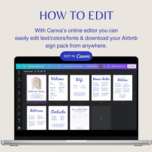 Canva editable template
