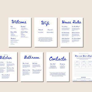 Printable Signs for Vacation Rentals