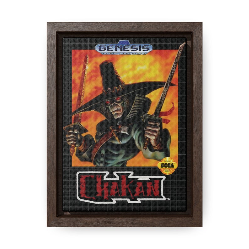 Chakan the Forever Man Sega Genesis Vertical Frame Canvas Etsy Chakan the Forever Man Sega Genesis Vertical Frame Canvas Etsy