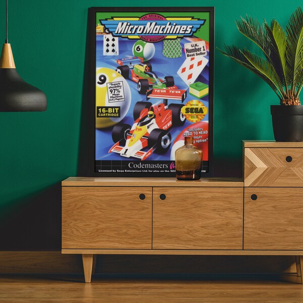 Micro Machines Poster Etsy