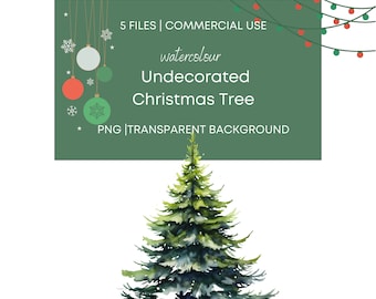 Árbol De Navidad Sin Decorar, Ilustración Del Árbol De Navidad - 5 Fondo Transparente PNG De Alta Calidad