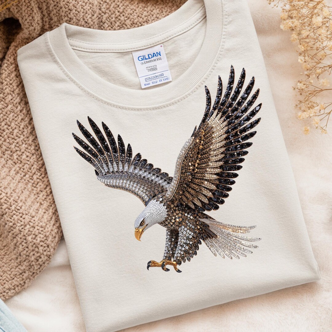 Faux Rhinestone Eagle Design, PNG, Sublimation (digital Download) - Etsy