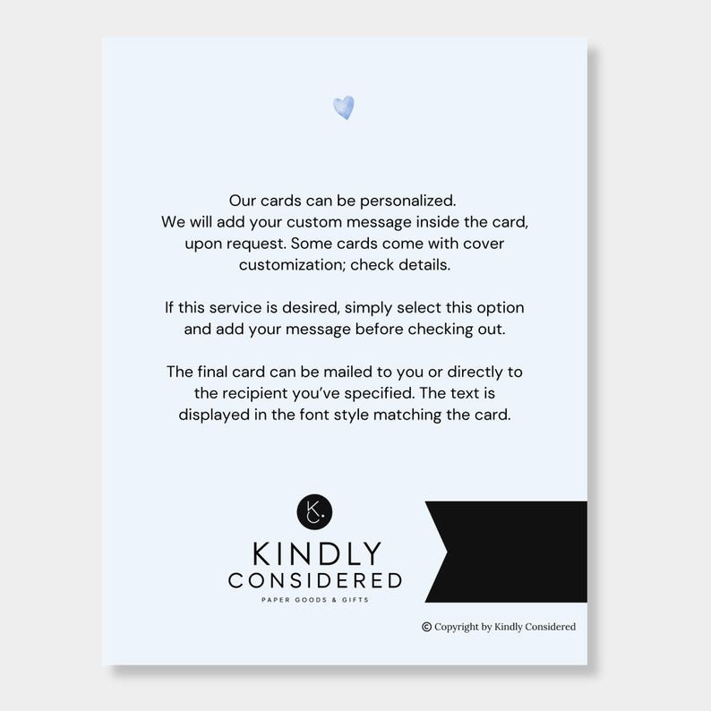 Role Model Pops Kindly Notes™ Card: Minimalist, Handcrafted ...
