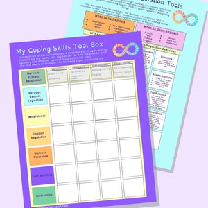 Neurodivergent Coping Skills Toolbox - We provide the skills, you create your own toolbox!