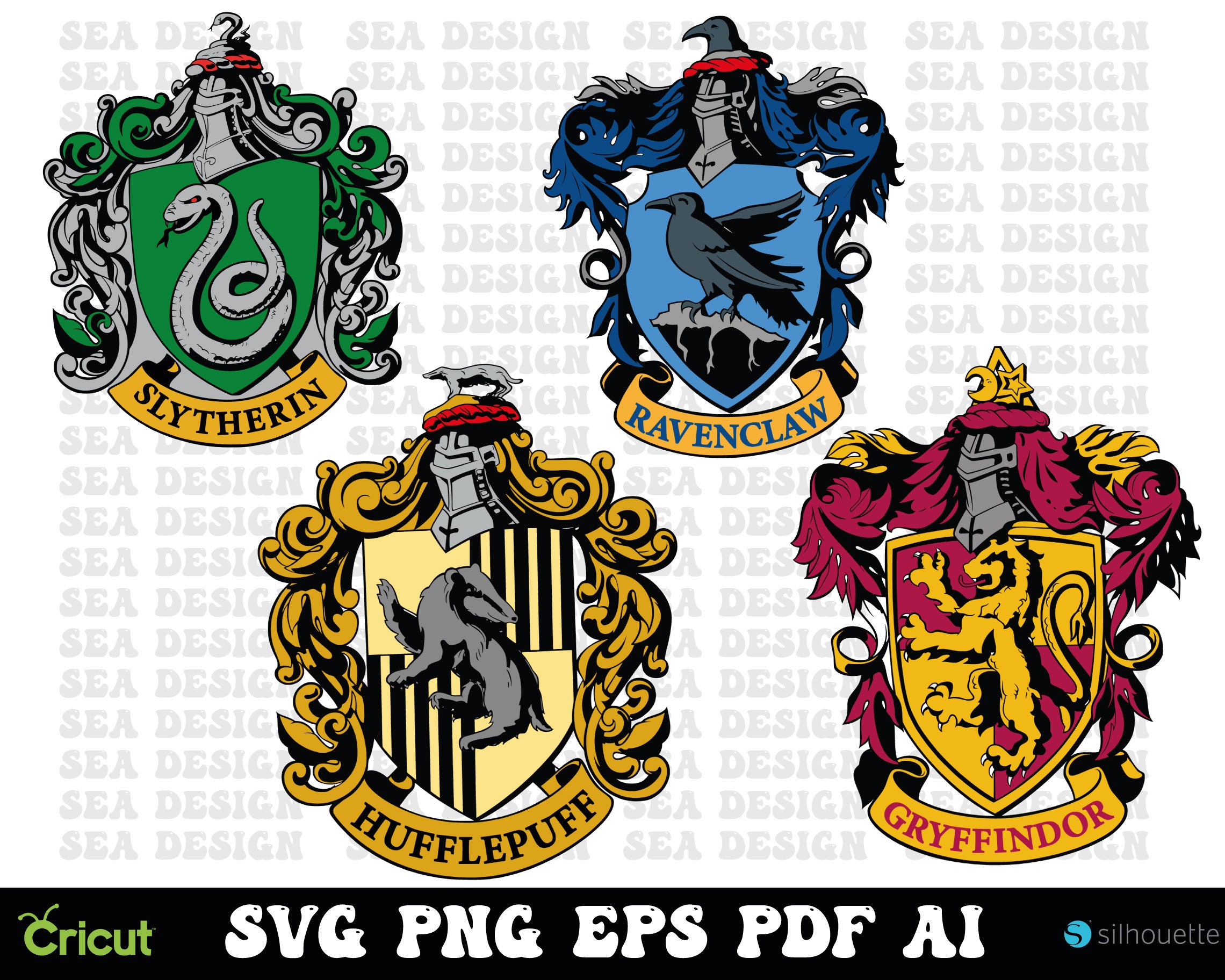 Ravenclaw HP Houses Traits Shirt SVG File for Vinyl Cutting Machines  Silhouette Cricut Brother Scan N Cut