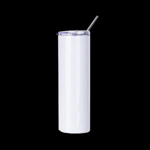 30oz. Sublimation Tumbler, 30oz Skinny Straight Tumbler, Stainless Steel, Sublimation Blank, Sublimation Tumbler Straw and Lid