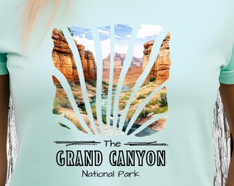 Retro Grand Canyon Road Trip Shirt - Arizona Vacation Souvenir Tee - Grand Canyon Adventure T Shirt - National Park Camping & Hiking T-Shirt
