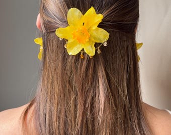 Clip de cristal de narciso