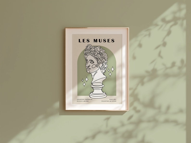 Gold Vertical Frame Video Mockup | Customizable Wall Color image 2