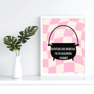 New Girl Bathroom Print Collection