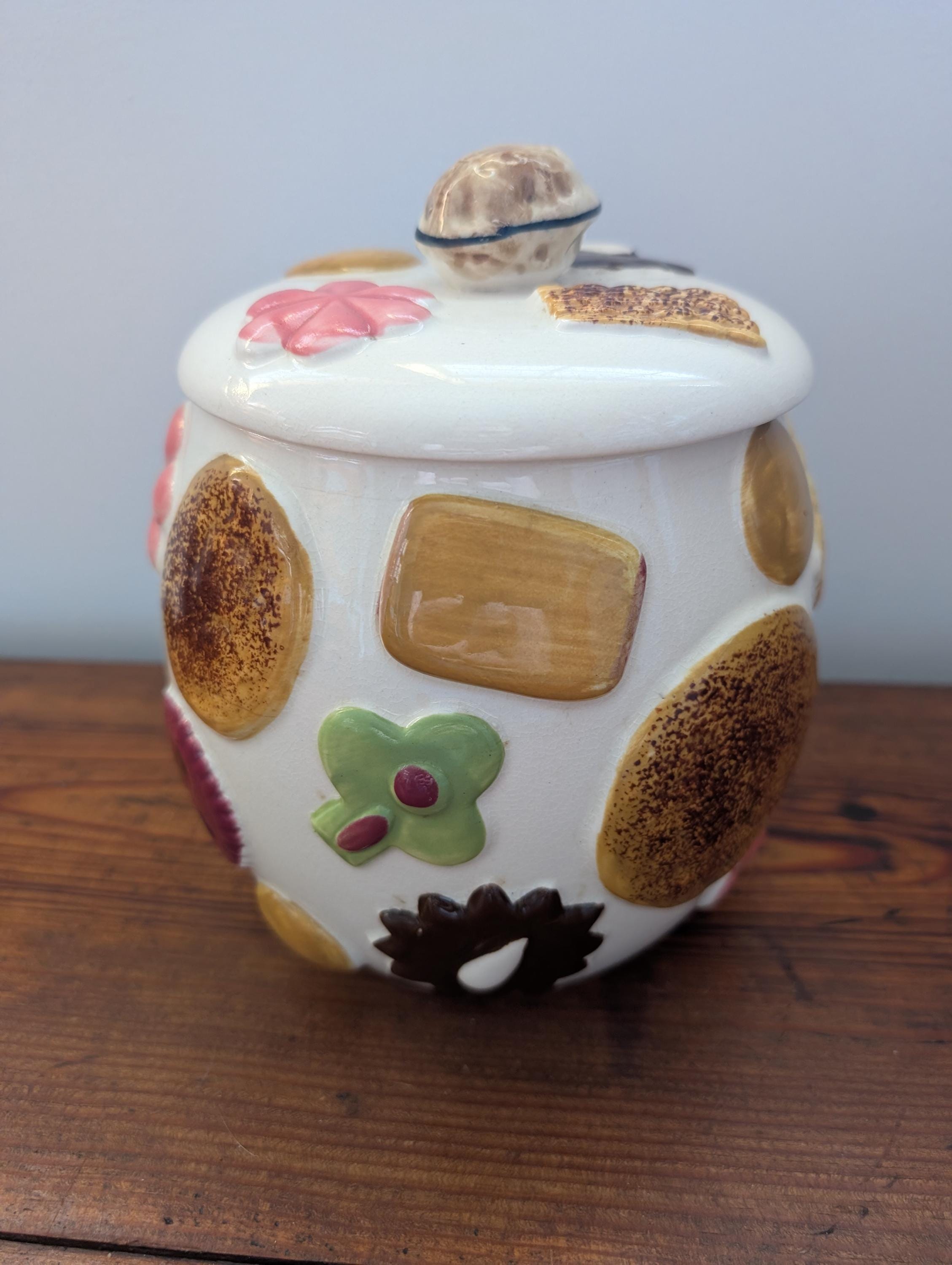 Vintage 1950s Napco “cookies All Over” Cookie Jar - Etsy