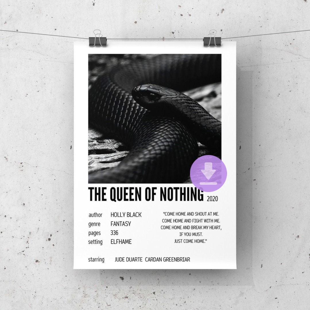 queen of nothing quote | Art Board Print