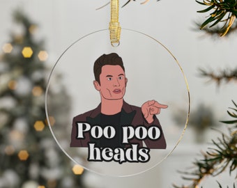 Vanderpump Rules Poo Poo Heads Scandoval Bravo Weihnachtsschmuck | Bravo TV Urlaub Geschenk, Bravo TV Urlaub Dekor