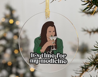Southern Charm Patricia Altschul Martini Bravo Christmas Ornament | Bravo TV Holiday Gift, Bravo TV Holiday Decor, Bravo Gift
