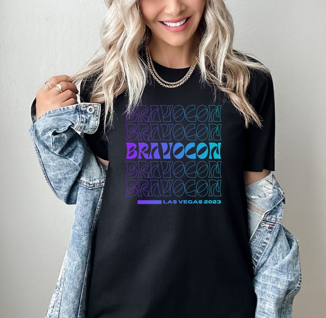 Camiseta unisex de BravoCon 2025 Las Vegas / Merchandising de Bravo TV