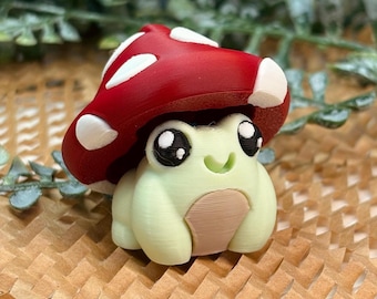 Frosch Fidget Clicker - Cottage-Core Pilz Geschenke - Sensorisches Spielzeug für Jugendliche & Erwachsene