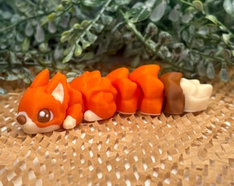 Squirrel Fidget Toy: Flexi Study Aid & Desk Decor For Animal Lover's