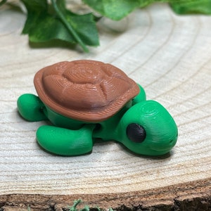 Tiny Turtle Fidget Toy I Cute Sea-Turtle Gift And Desk Toy