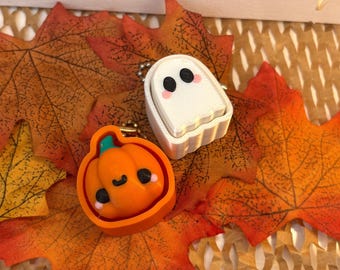Halloween Fidget Clickers: Spooky Ghost And Sensory Pumpkin Keychain