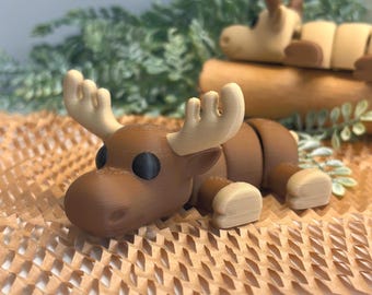 Schattige elandfidget I Cool Wildlife Desk Toys and Decor I cadeau voor natuurliefhebbers