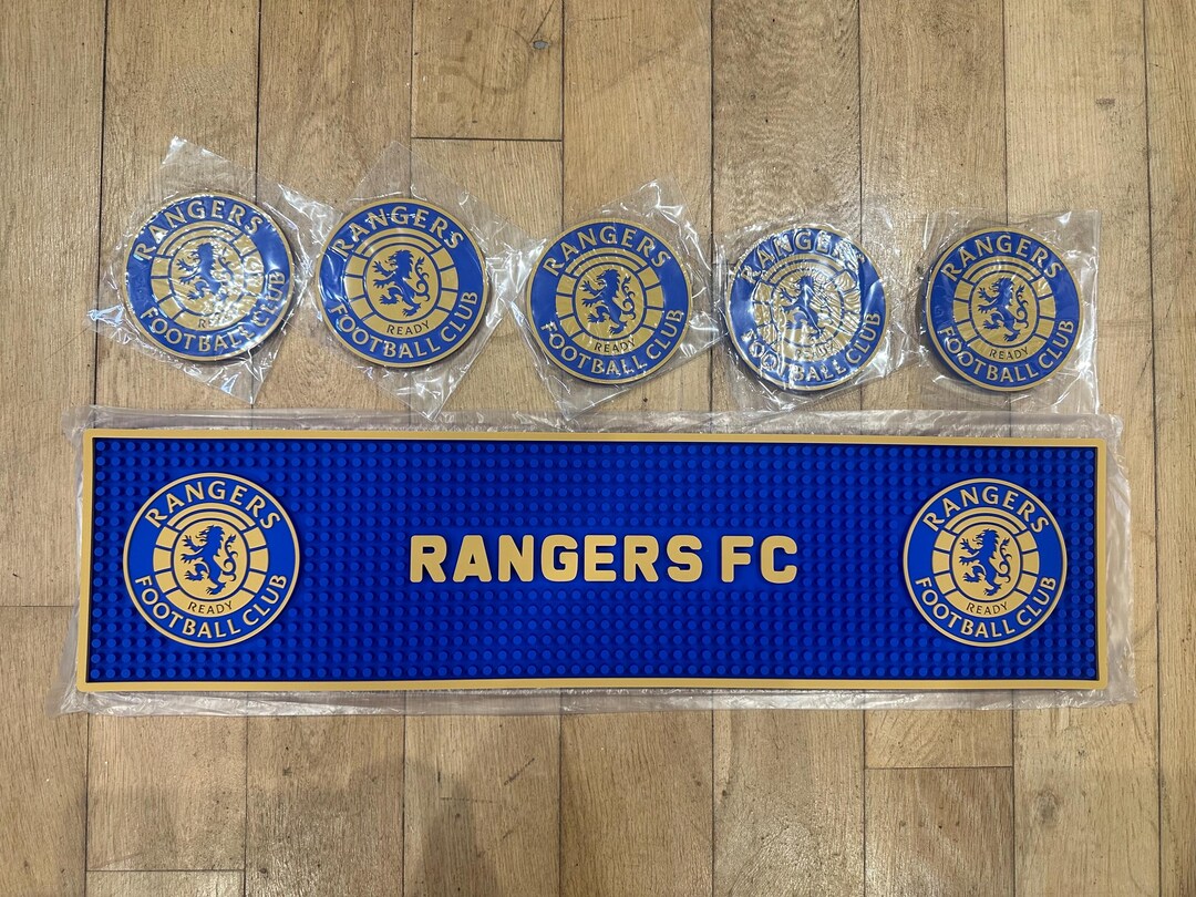 Rangers FC Bar Merchandise (coasters & Runner) - Etsy UK