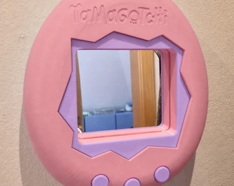 3D-geprinte Tamagotchi-spiegel: extra groot retrodecor