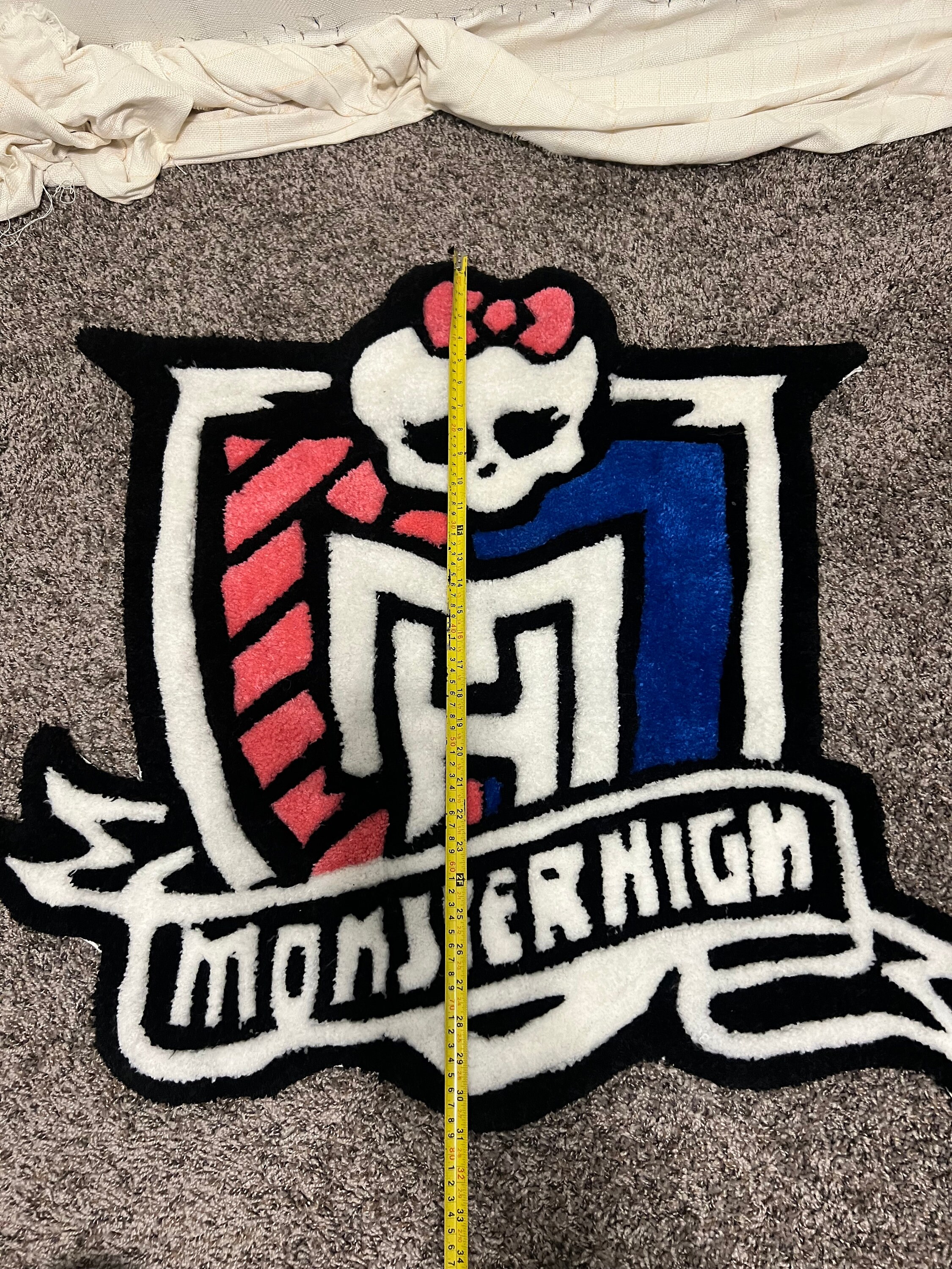 Monster Ink Rug Monster High Logo Rug - Etsy