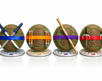 3D Printed Turtle Shell Collectible – Fan Art Inspired Desk Display