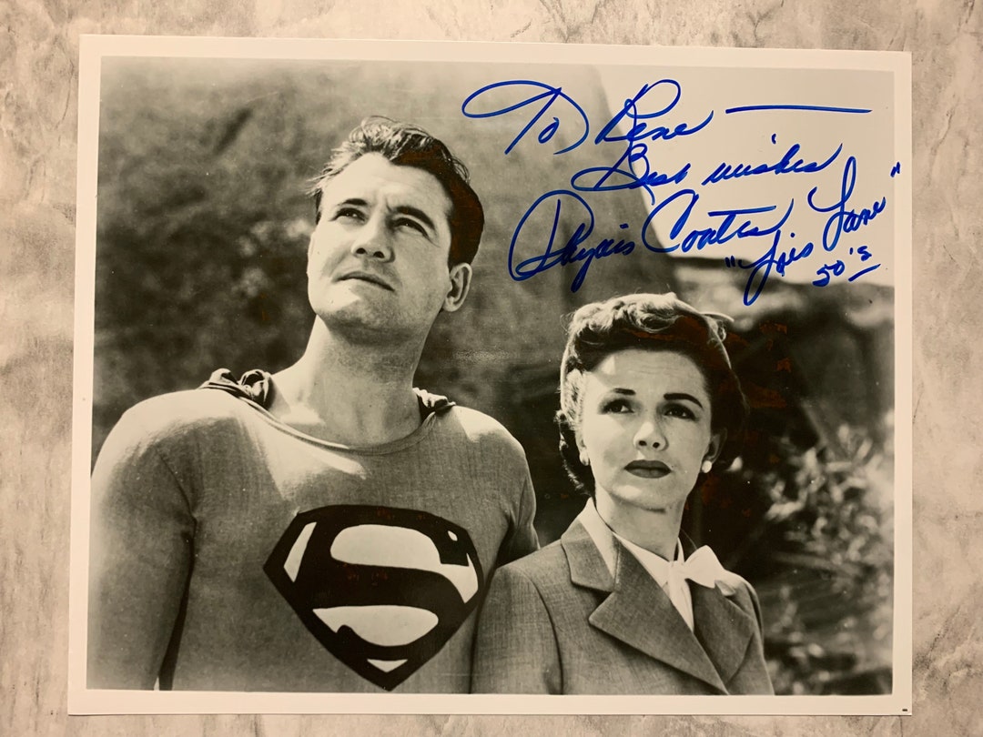 AUTOGRAPHED PHOTO - Phyllis Coates 8x10 - Etsy