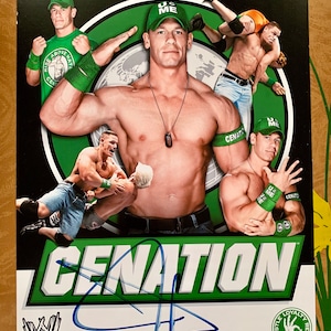 AUTOGRAPHED PHOTO - John Cena - WWE Cenation 11x14 - Etsy
