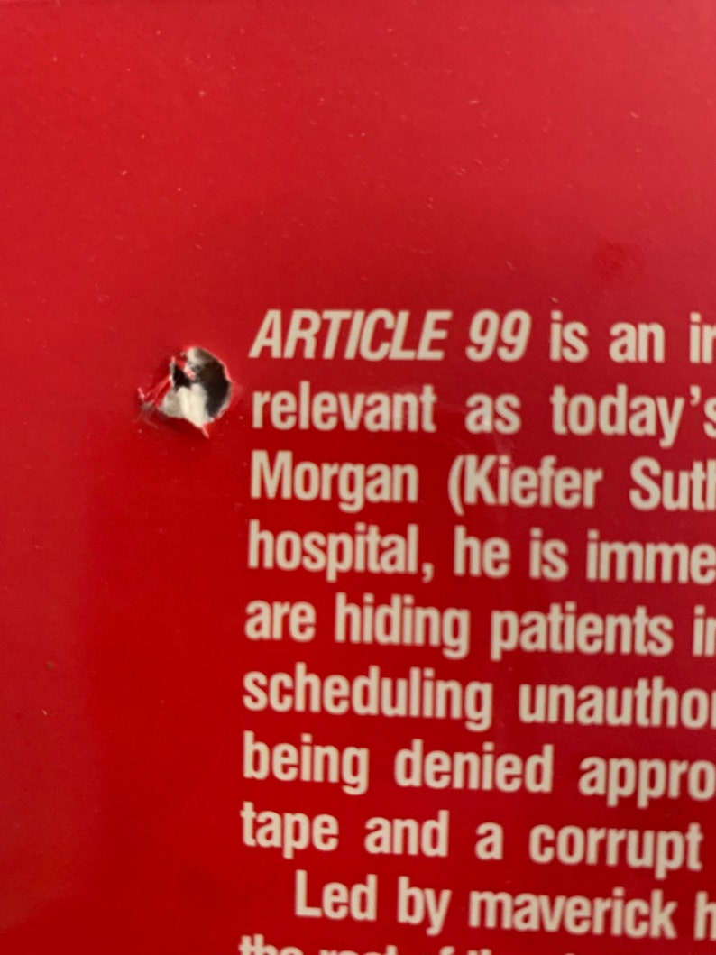 CAST AUTOGRAPH Article 99 Laserdisc Signed by 7 Etsy