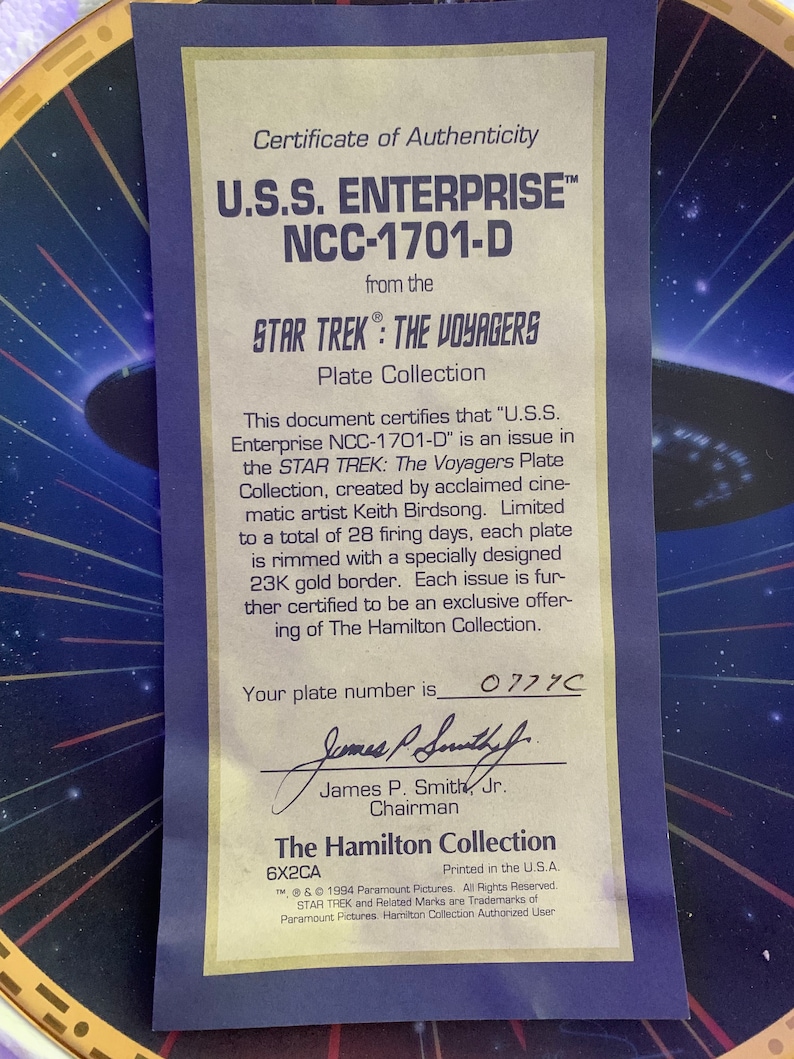 Ncc Number Star Trek - USS Enterprise NCC-1701-D From Star Trek: the Voyagers ...