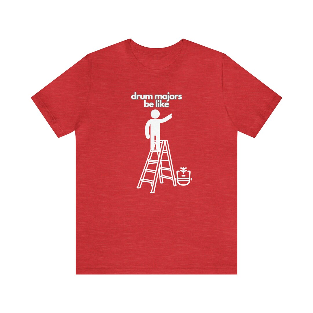 Drum Major Tshirt Marching Band Drum Major Humor Drum Etsy