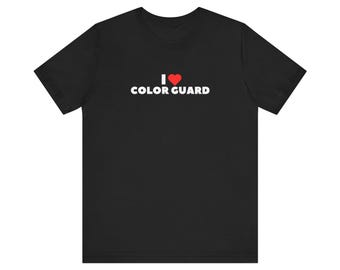 Color Guard T-Shirt, Marching Band Tee, Musician Gift, WGI Shirt, Student Performer Top, High School Apparel