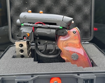Pistola Cyberpunk SnubNose - Réplica impressa em 3D para cosplay