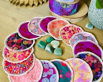 Make-up-Entferner-Pads in 15er-Packungen + Korb