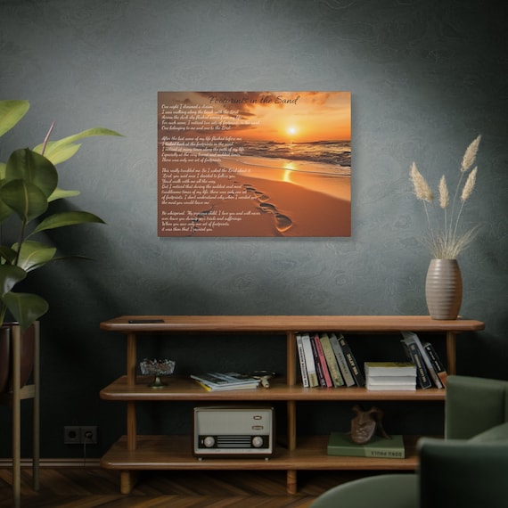 "Footprints In The Sand" II - Canvas (Horizontal)