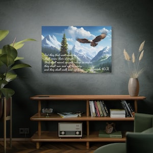 They That Wait- Isaiah 40:31 Premium Gallery Canvas Wrap