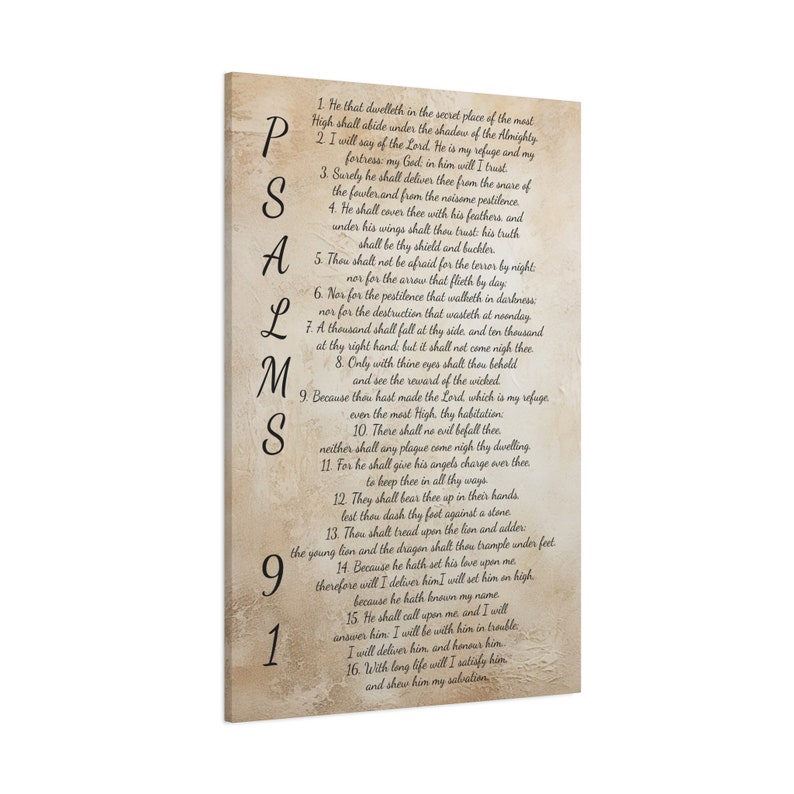 Psalms 91- Declaration of Protection - Etsy