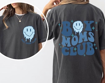 Comfort Colors® Boy Moms Club Shirt, Boy Mama Era Tee, Cool Mom Club Shirt, Gift for Boy Moms, Gift for Mom