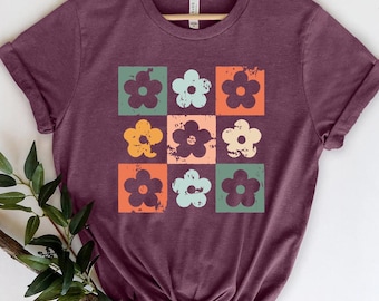 Flowers T-shirt, Boho Wildflowers Shirt, Boho Flowers Shirt, Floral Nature Shirt, A Flowers Lover Graphic Shirt, Mother's Day Shirt Gift