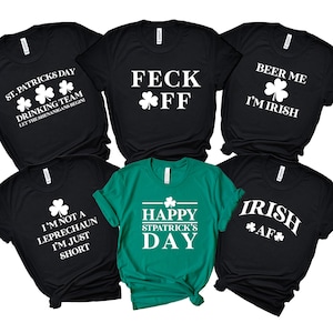 Funny St Patricks Day Shirt, Shamrock Tshirt, St Patty&#39;s Day Shirt, Irish Shirt St. Patrick&#39;s Day T-Shirt for Women St Patrick Gift for Men