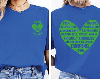 Custom Scout Troop Shirt, Personalized Camping Tee