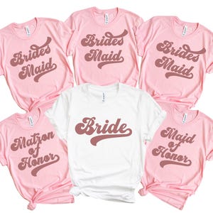 Bachelorette Party Shirts, Bridesmaid Shirts, Maid Of Honor Shirt, Bridal Party Shirts, Bridesmaid Proposal Shirts, Bridesmaid Gift