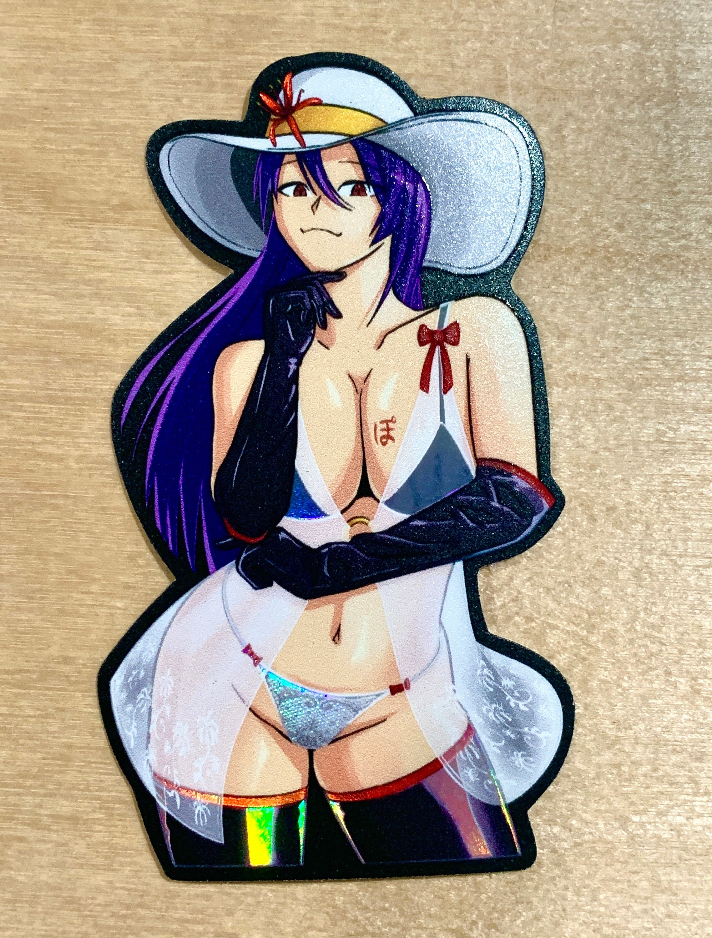 Hachishaku-sama (ms. Eight Foot Tall) Ghost Waifu - Holographic Vinyl  Sticker With 3D Textures  Yokai Series - Etsy