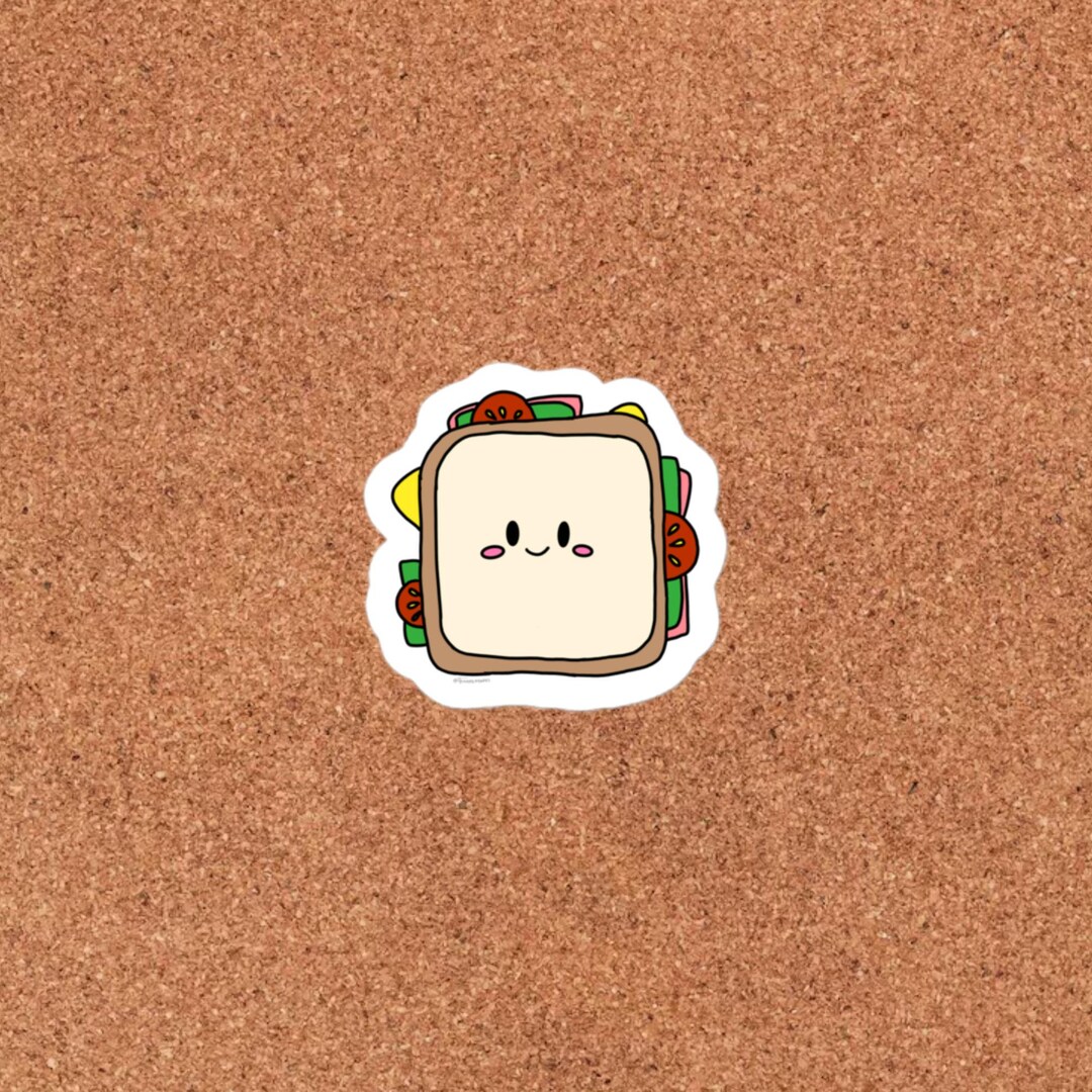 Sandwich Box Sticker Sandwich Sticker - Etsy