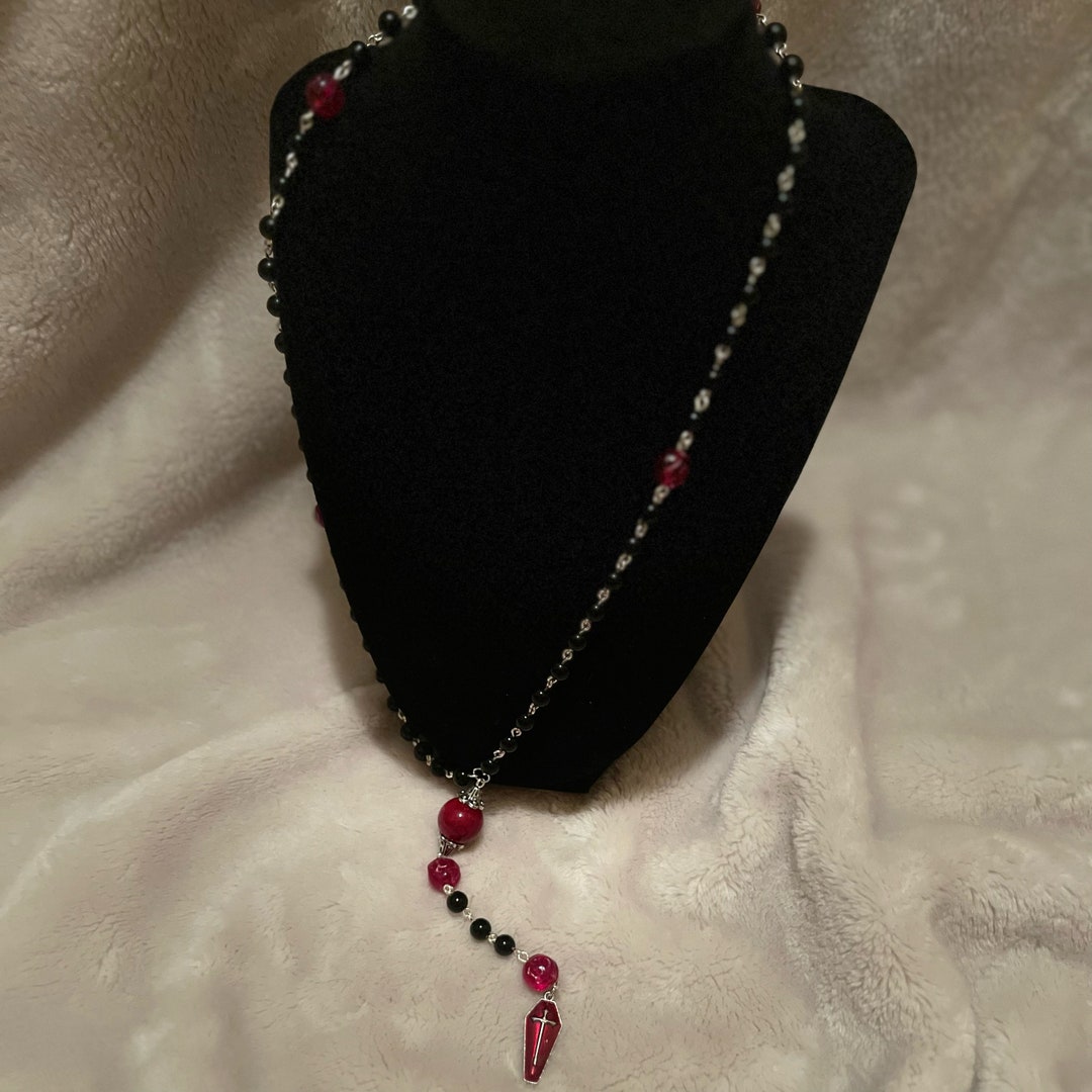 Cursed Coffin Rosary Etsy
