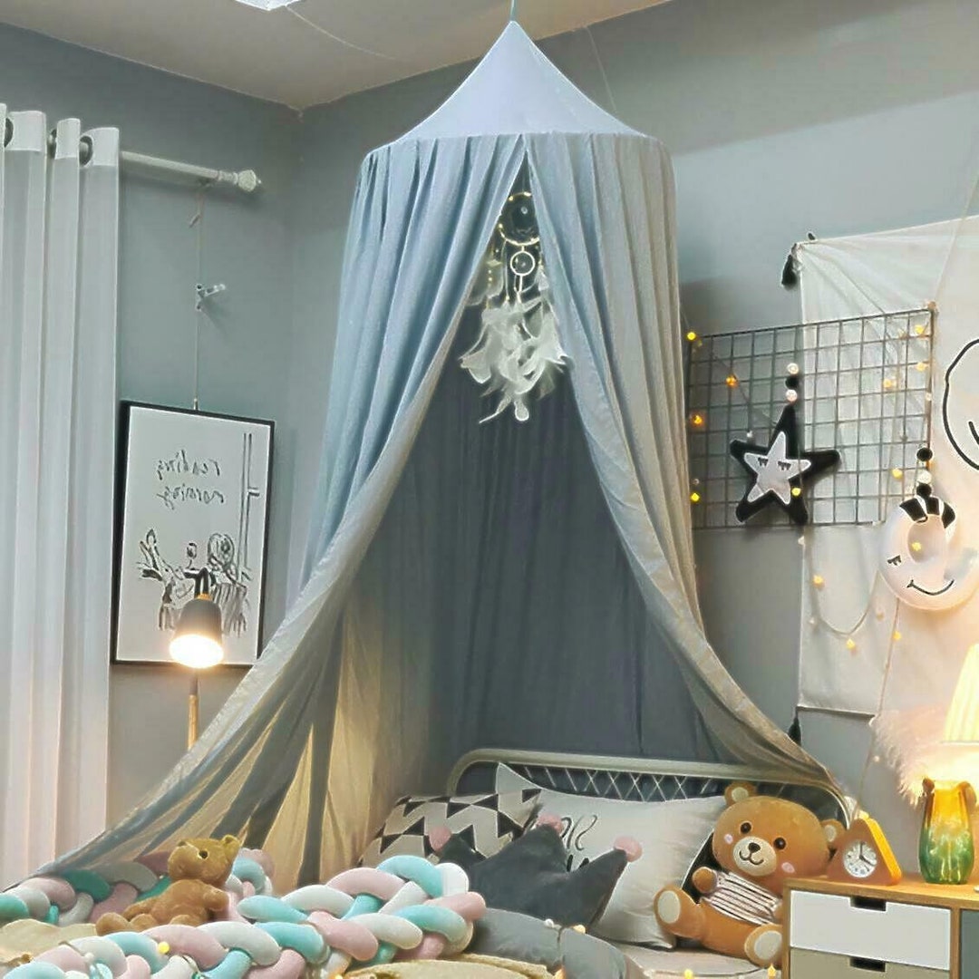 Baby Bed Canopy Boho Bed Canopy Baby Canopy Playhouse Etsy