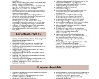 Themenübersicht für schriftliche Abschlussprüfung in der Pflegeausbildung Pflegefachmann/Pflegefachfrau